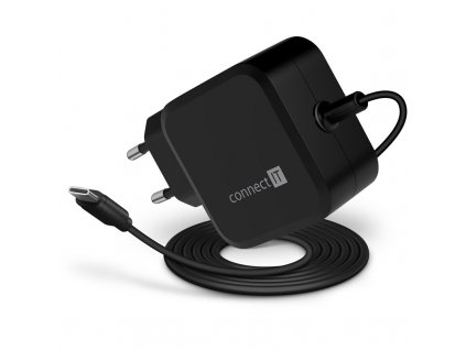Napájecí adaptér Connect IT C-Power Mini univerzální pro notebooky USB-C, PD 67 W