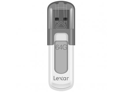 Flash USB Lexar JumpDrive V100 USB 3.0, 64GB USB 3.0 - šedý