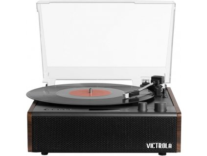 Gramofon Victrola VTA-73, hnědý/černý