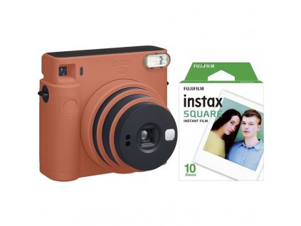 Fotoaparát Fujifilm Instax SQ1 XMASS Bundle, oranžový