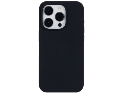 Kryt na mobil eSTUFF INFINITE Rome Magnetic Silicone Case na Apple iPhone 15 Pro - černý
