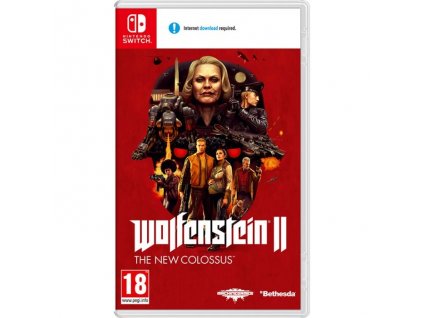 Hra Bethesda Nintendo SWITCH Wolfenstein II The New Colossus (Code in a Box)