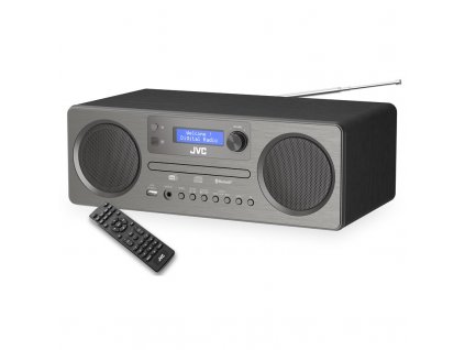 All-in-One Audio systém JVC RD-E861B-DAB, černý/šedý