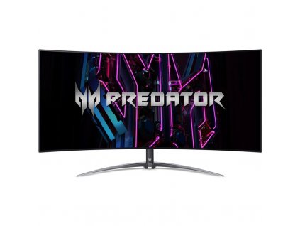 Monitor Acer Predator X45bmiiphuzx 44.5",LED podsvícení, OLED panel, 0.03ms, 150cd/m2, 3440 × 1440, - černý