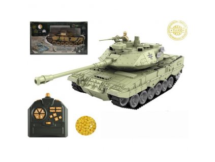 RC tank SPARKYS - Channel LEOPARD2 BB shooting Tank 1:18