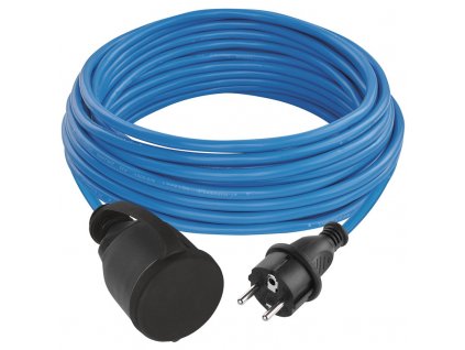 Kabel prodlužovací EMOS 1x zásuvka, 10m - modrý
