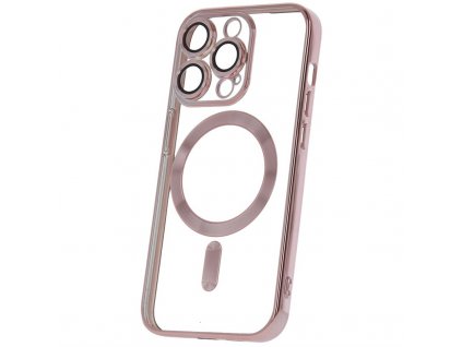 Kryt na mobil CPA Mag Color Chrome na Apple iPhone 12 Pro Max - růžový
