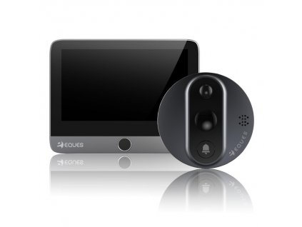 Dveřní videotelefon Eques VEIU Mini 3S - šedý
