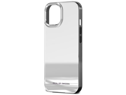 Kryt na mobil iDeal Of Sweden Clear Case Mirror na Apple iPhone 15 - stříbrný