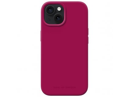 Kryt na mobil iDeal Of Sweden Silicone Case na Apple iPhone 15 - purpurový
