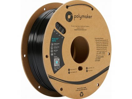 Tisková struna Polymaker PolyLite PETG, 1,75 mm, 1 kg - černá