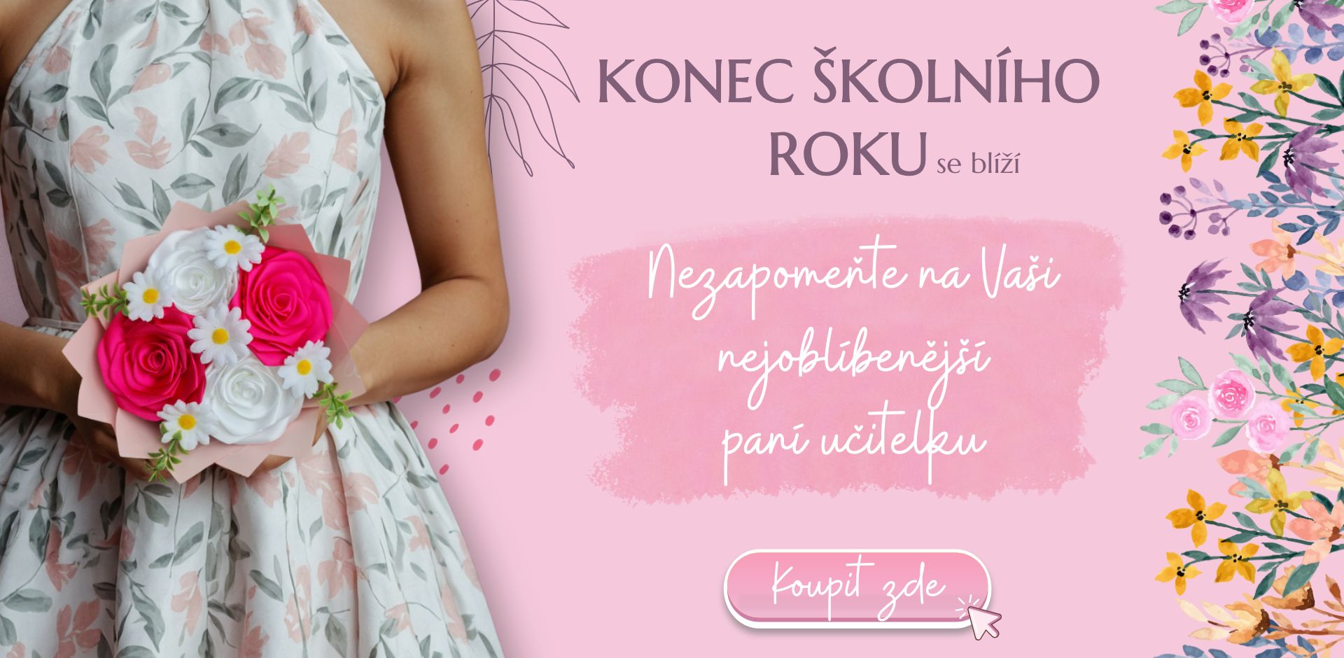 Kytice pro paní učitelku