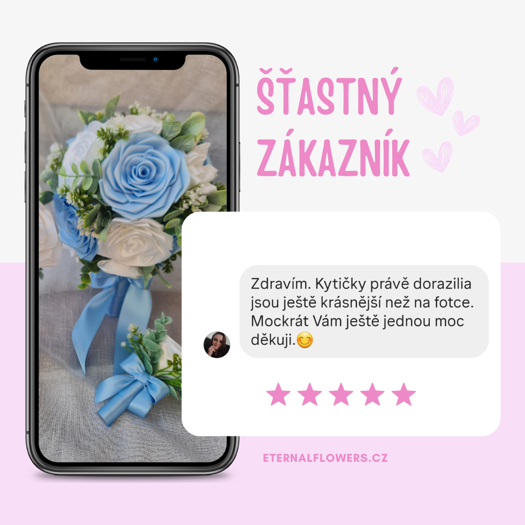 Svatební kytice recenze Eternal Flowers