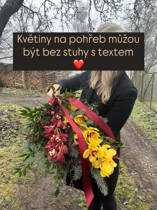 Často se nás ptáte, jestli můžete přijít na pohřeb s květinou bez stuhy a bez textu. Ano — můžete❤️ Rozloučení je vždy...