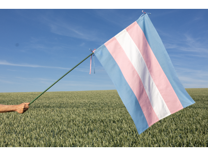 transgender s pozadím