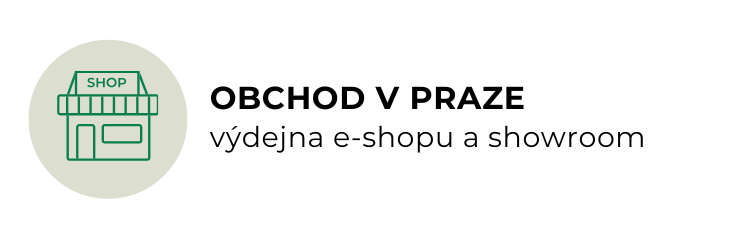 obchod, výdejna e-shopu, showroom v Praze ETIKBUTIK