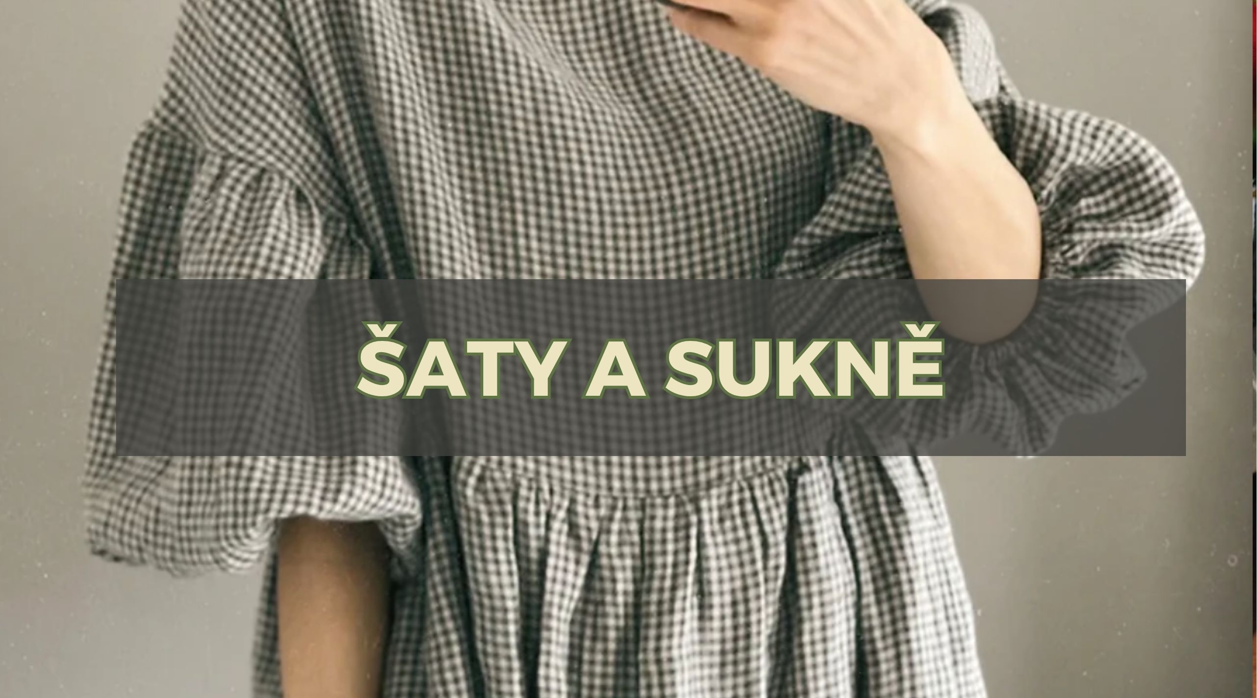 šaty a sukně z přírodních materiálů, slow fashion