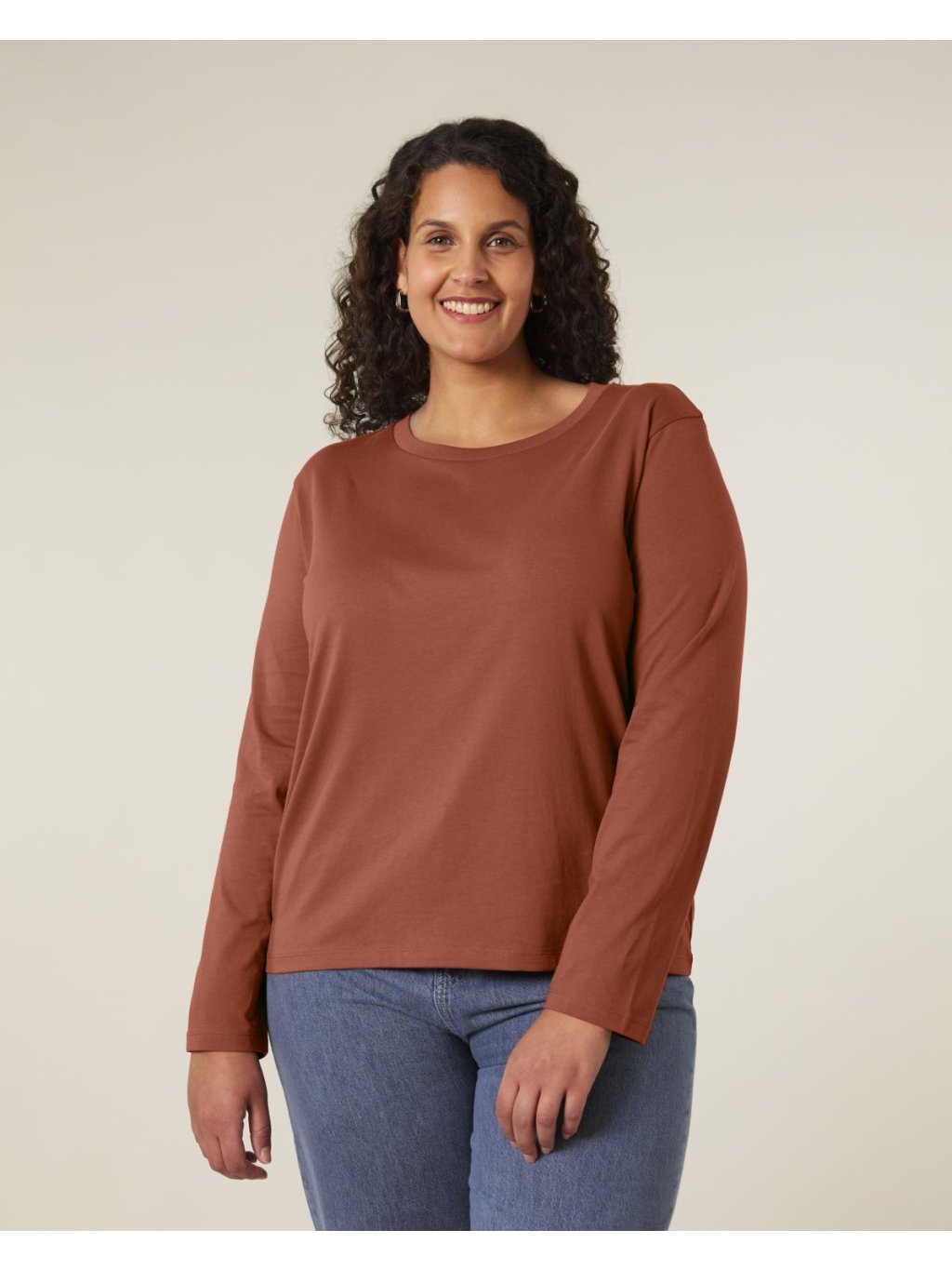 Stella Muser Long Sleeve Heritage Brown Studio Front Main 5