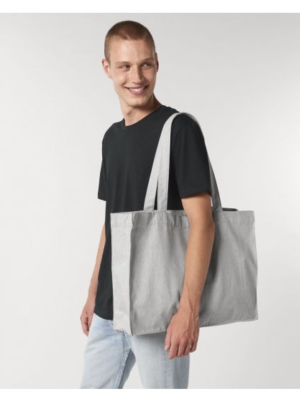 Shopping Bag Heather Grey Studio Front Main 0