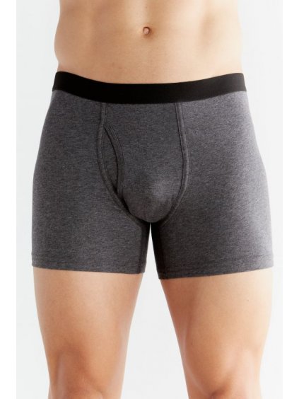 Pánské tmavě šedé boxerky "Boxer Shorts anthracite"