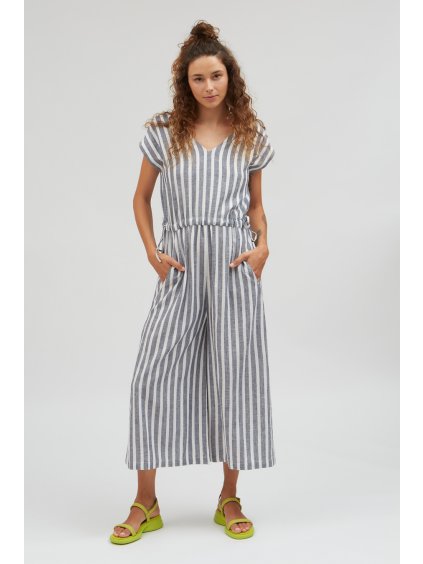 Jumpsuit num blue stripes xs 1