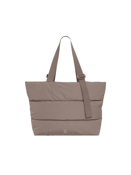 PUFFER TOTE BAG oyster 01 front compressed