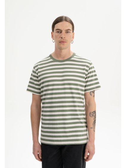 Sadhil T Shirt thyme stripes 01