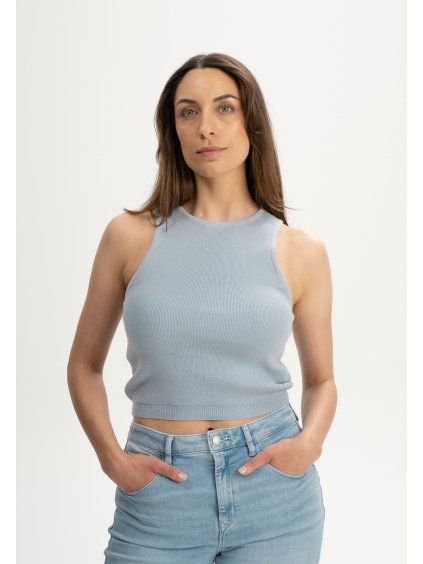 Nikara knit top cloudy blue 01