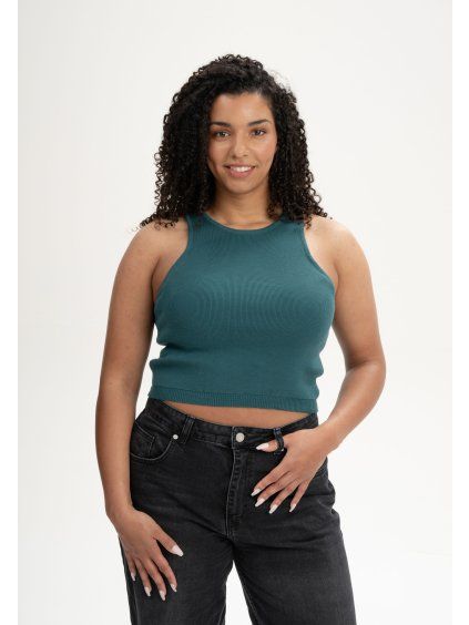 Nikara knit top deep sea 05