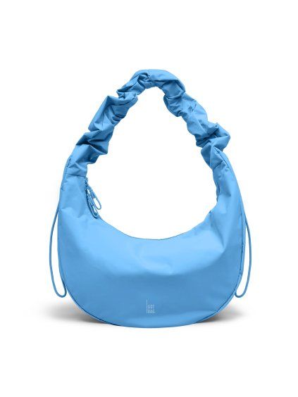 MOON BAG RUFFLE aqua 01 front shadow