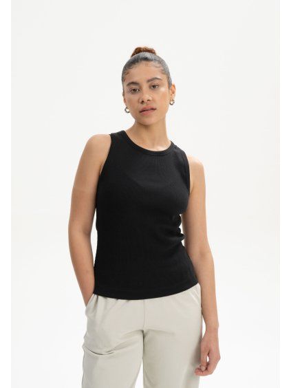 Drisna Ribbed Tanktop black 05