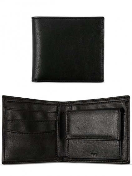 billfold coin wallet black 1