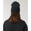 Rib Beanie Black Studio Back Main 5