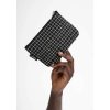 Small Pouch black grid 01