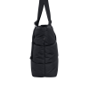 PUFFER TOTE BAG black 03 side compressed