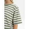 Desna Cropped T Shirt thyme stripes 05