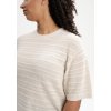 Arohi Structured Knit T Shirt cream blend 04