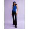 Dámské modré žebrované tílko „KANITAA dynamo blue“