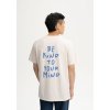 Sadhil Print t shirt cream blend print be kind01