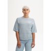 Arohi structured knit t shirt cloudy blue 01