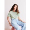 Dámské zelené tričko „LUALAA EMBRO foam“