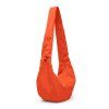 MOON BAG RUFFLE hot coral 03 diagonal shadow