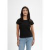 Lanisha women basic t shirt black 01