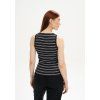 Drisna Ribbed Tanktop black white stripes 02