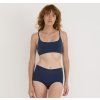 dg ob women organic cotton flex bralette midnight blue studio 4