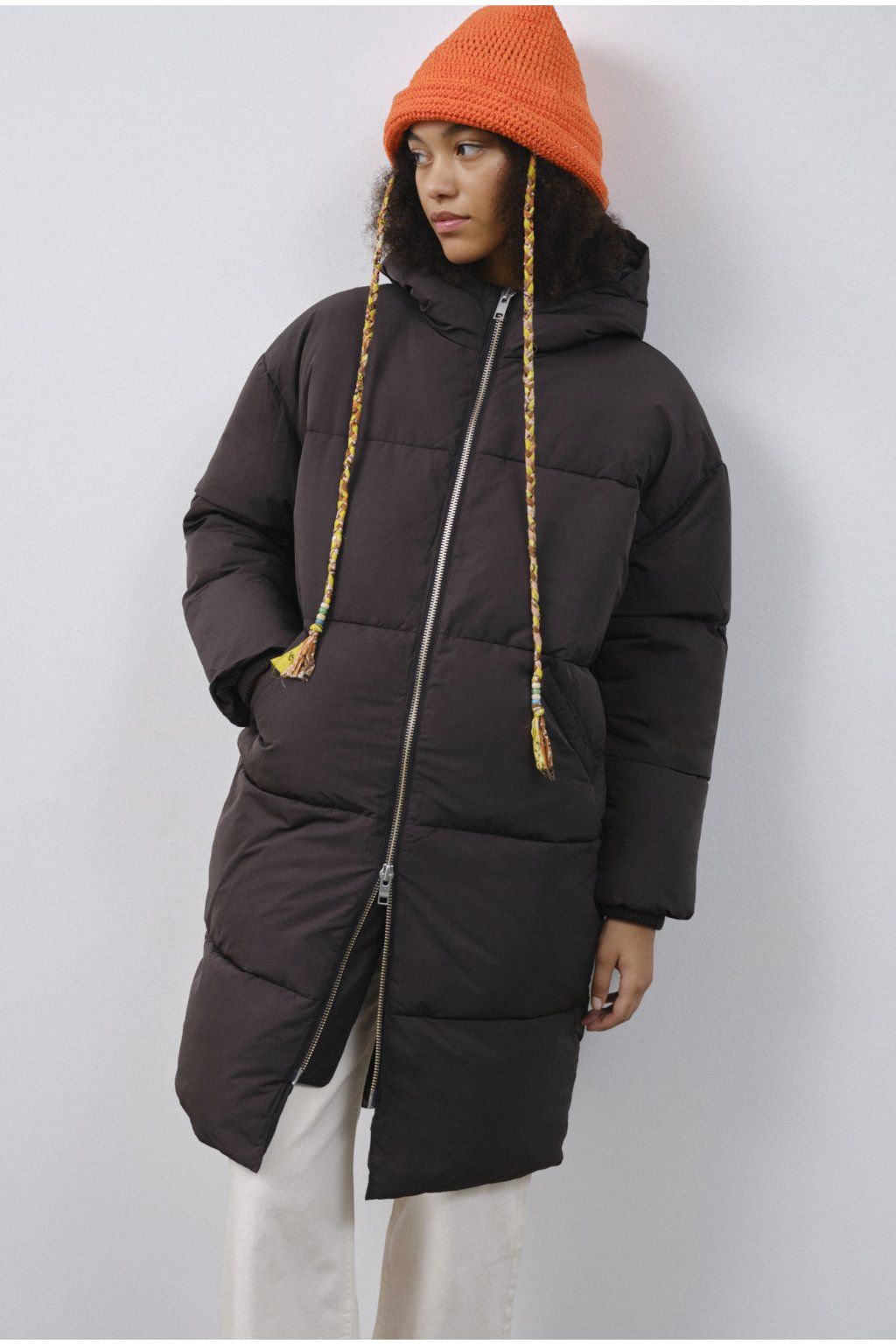 Dámska bunda „ELPHIN Puffer Coat Black 
