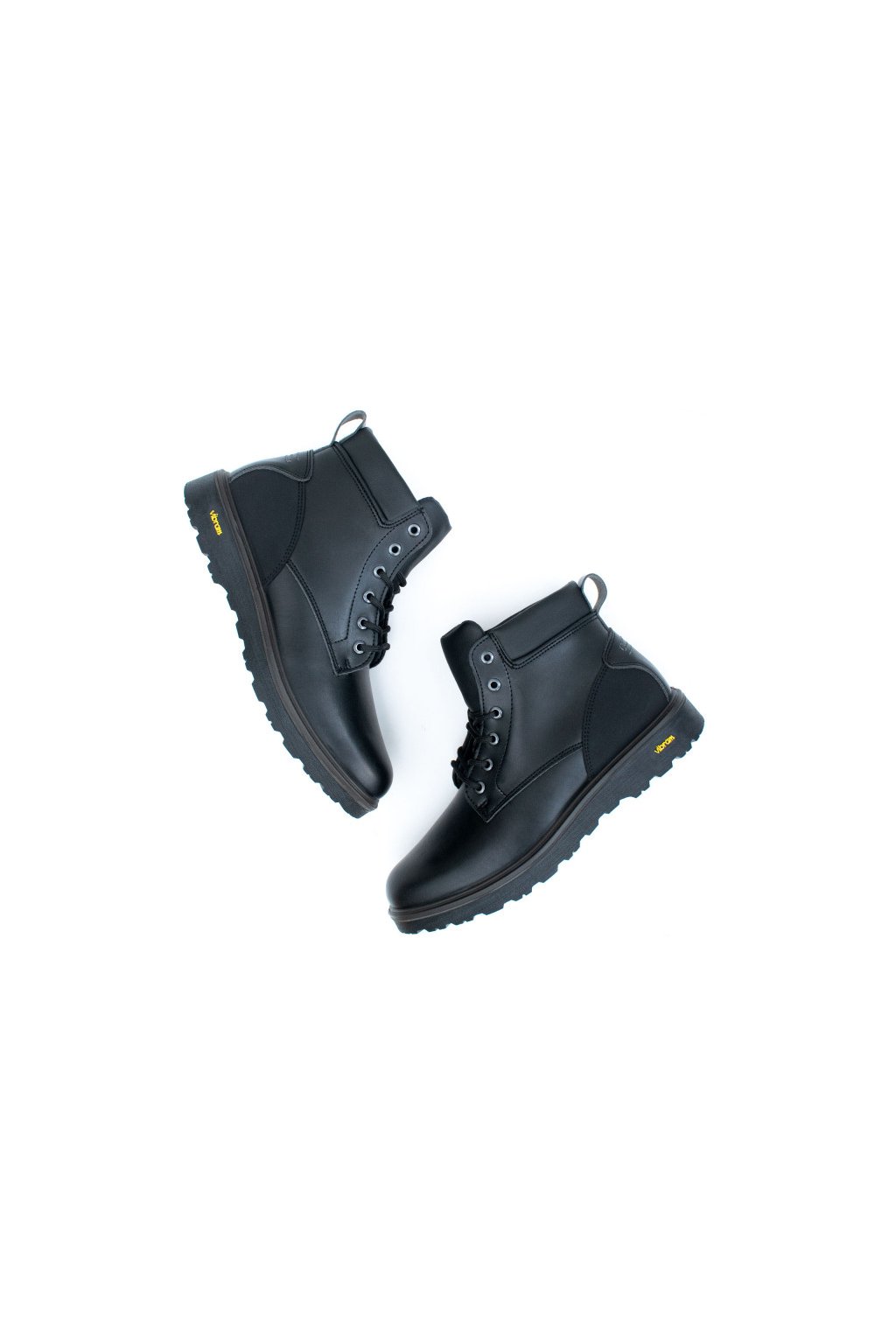 WVSport Čierne vodeodolné členkové topánky „Waterproof Urban Boots Black“