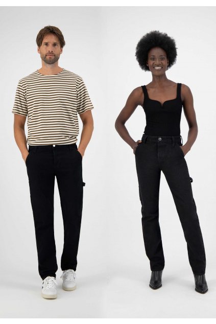 Unisex straight fit džínsy „Will Works - Dip Black W"