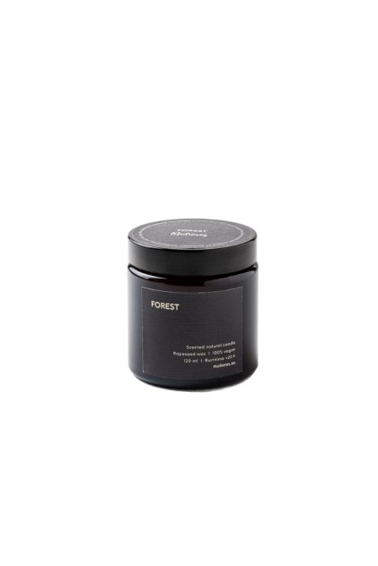 Mulieres Vonná sviečka z repkového vosku v skle - les (120 ml)