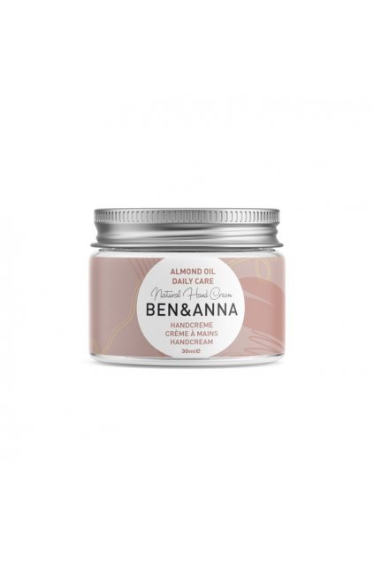 Ben & Anna Krém na ruky s mandľovým olejom (30 g) Denná starostlivosť